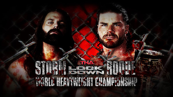 James Storm vs. Bobby Roode (c) (TNA WHC Cage Match) Lockdownmain